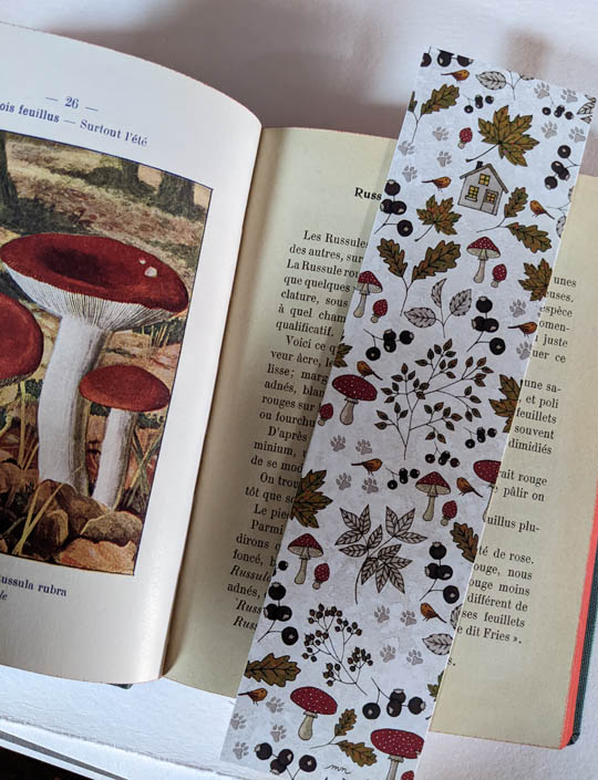 vente de marque-pages illustrés par Myriam Nion