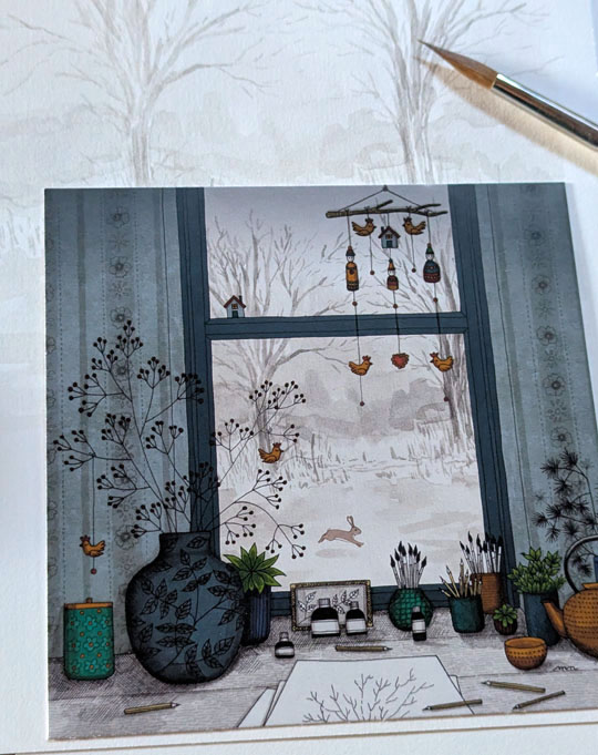 A travers la fenêtre