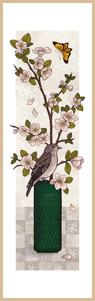 Branche de pommier